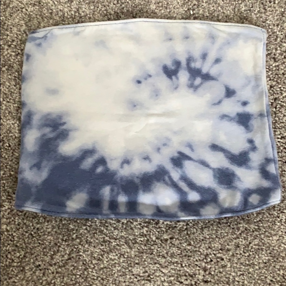 Hollister tie-dye tube top